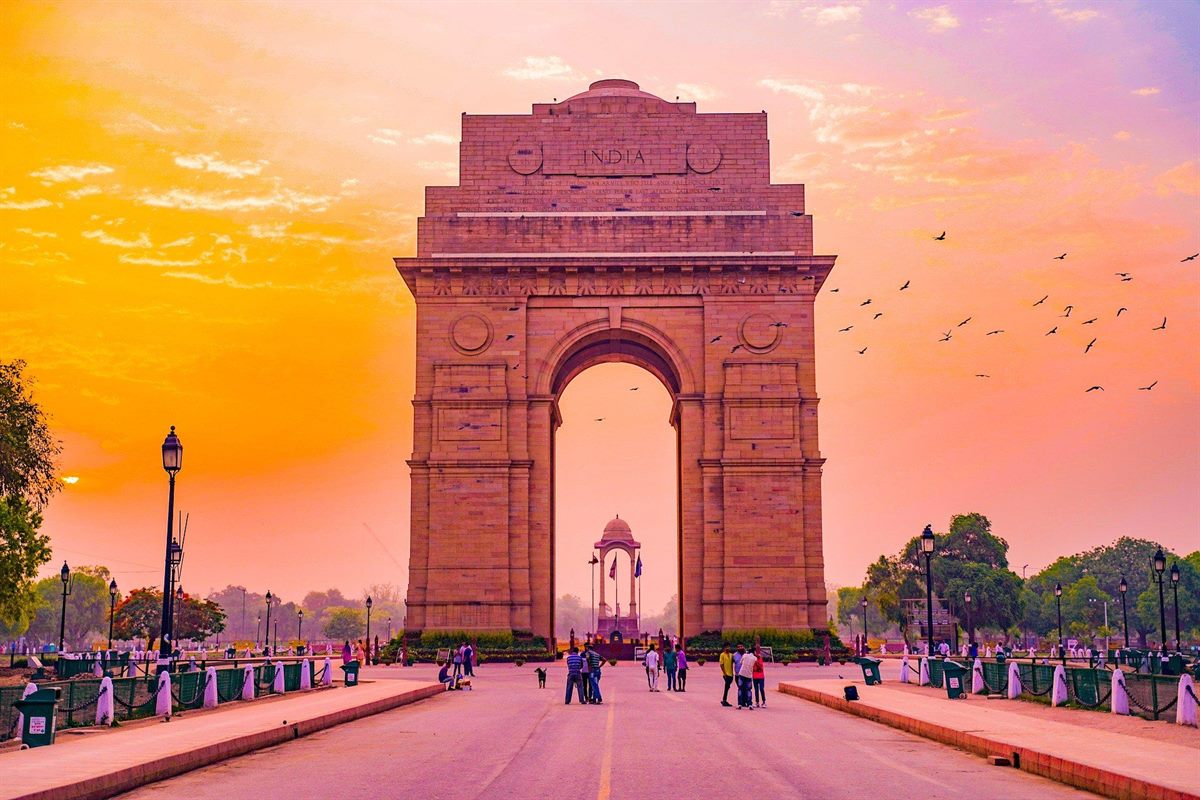 India Gate, Delhi — Golden Triangle tour